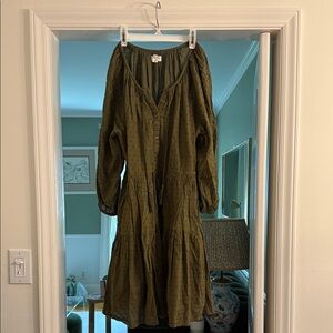 Emerson Fry Olive Green Women's Dress